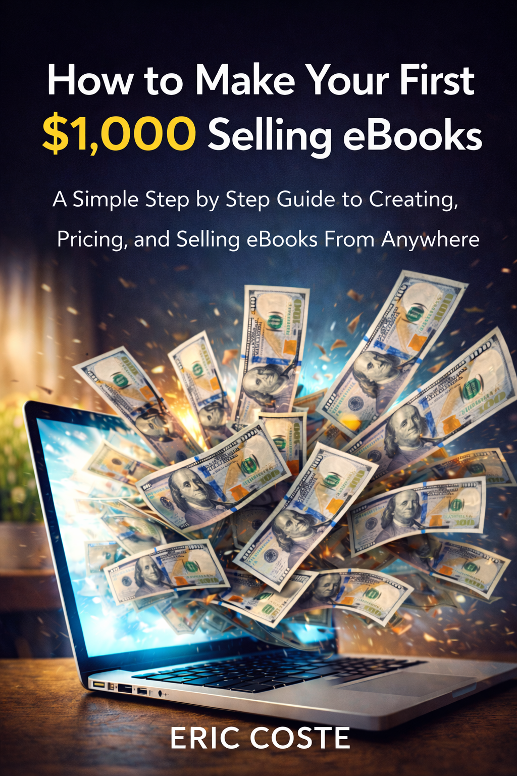 How to Make Your First $1000 Selling eBooks guide cover