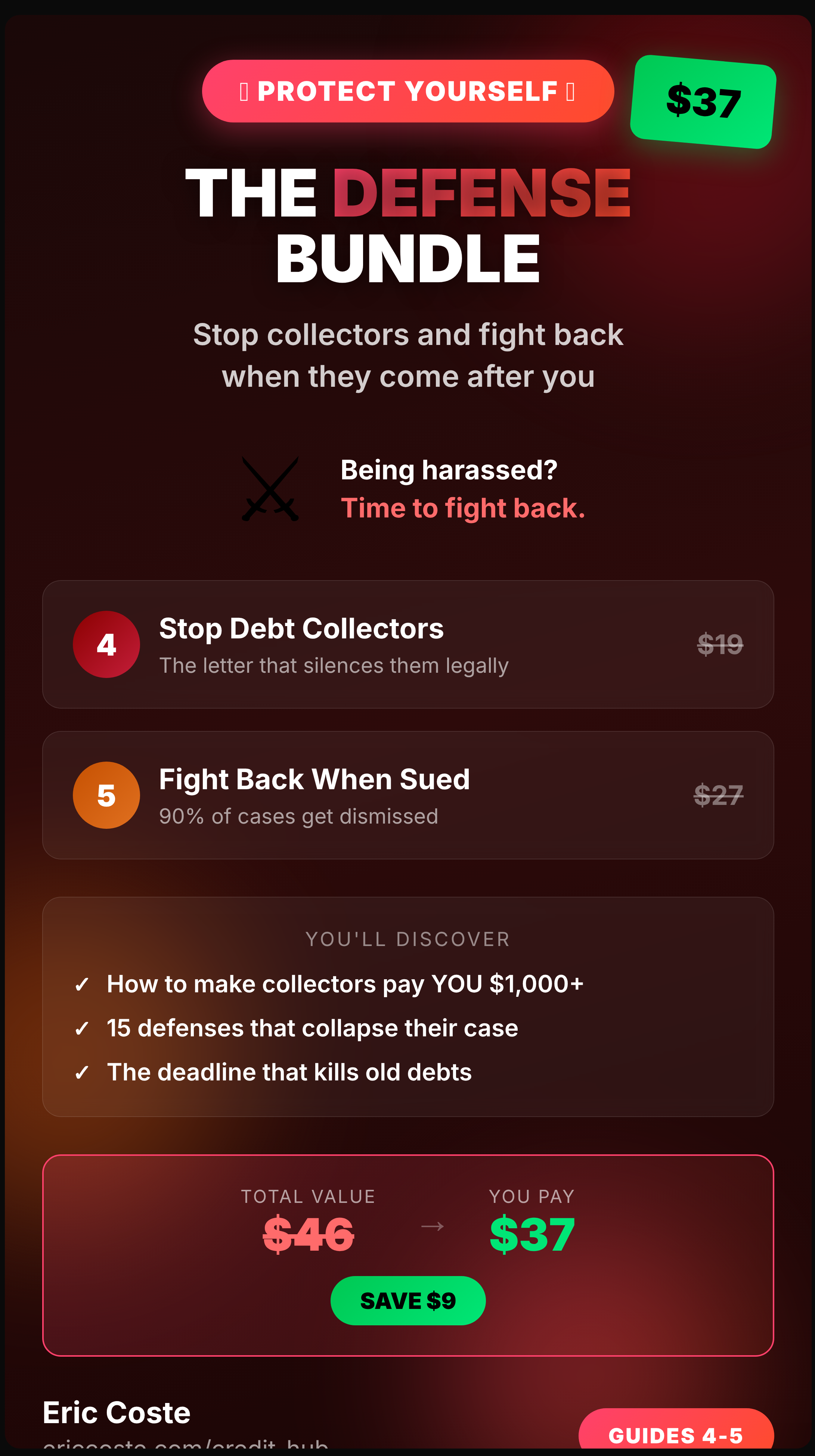 Credit Defense Bundle - Guides 4-5