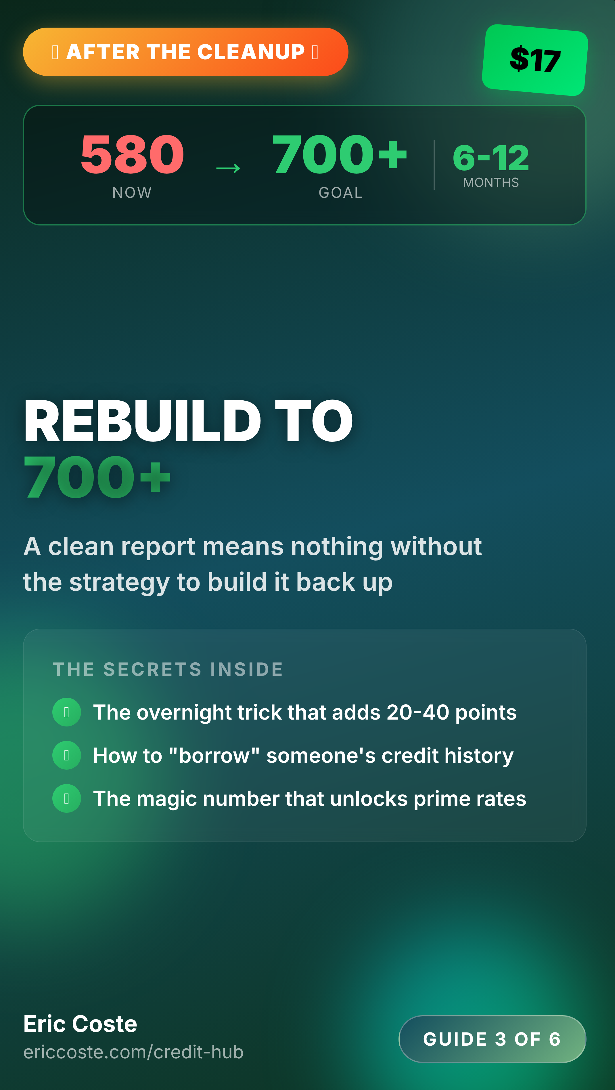 Rebuild to 700+ Credit Score Guide